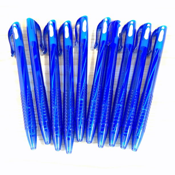 Set 50 Cây bút bi mực xanh T- 047 ngòi 0.8mm
