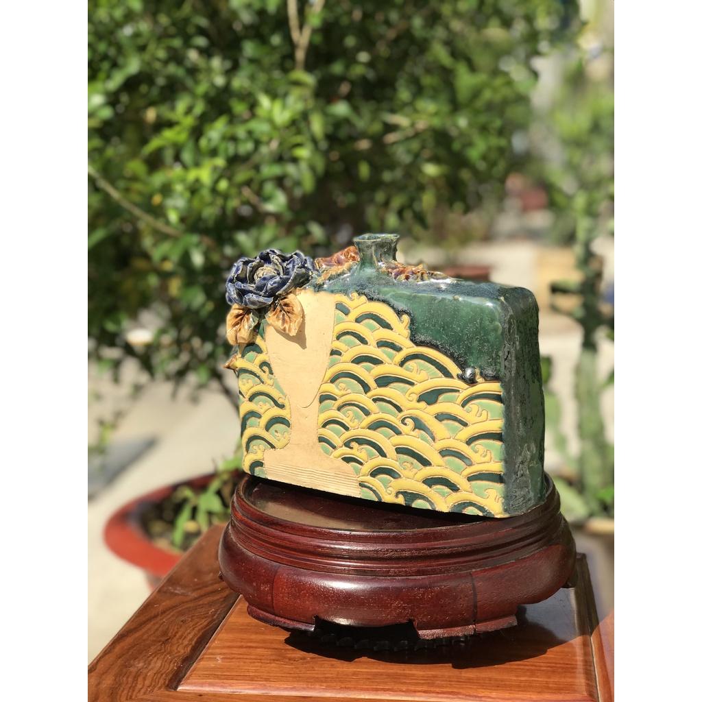 Bình Cô Gái Tóc Dài Gốm Sứ Nam Bộ,Trang Trí Decor,Cấm Hoa,Lọ Hoa,Gốm Thủ Công Vẽ Tay