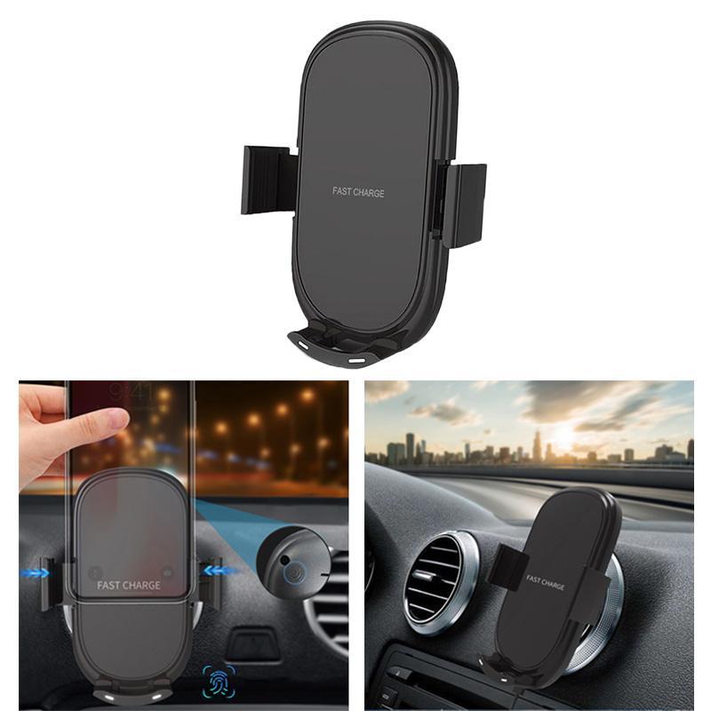 Wireless Car Charger Fast Qi Charging Pad Phone Holder for iphone Samsung