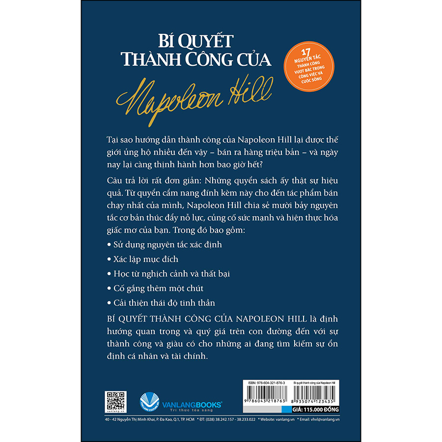 Bí Quyết Thành Công Của Napoleon Hill