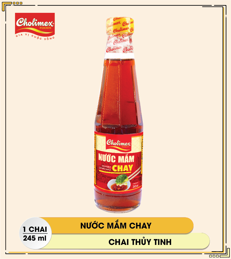 Nước Mắm Chay Cholimex - chai thuỷ tinh 245ml