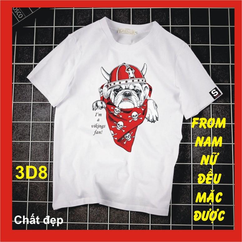 Áo thun 3D 3D7,THE DOG,chất đẹp, bao đổi trả