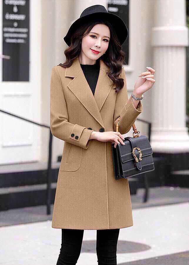 Áo khoác dạ phom dài cực sang BEYEU1688 - BY4497A