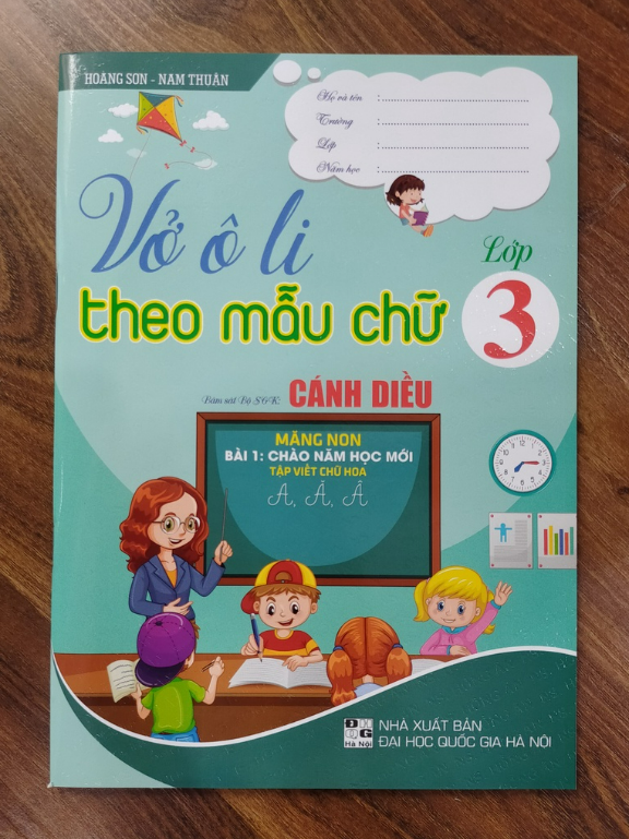 Sách - Vở Ô Li Theo Mẫu Chữ Lớp 3