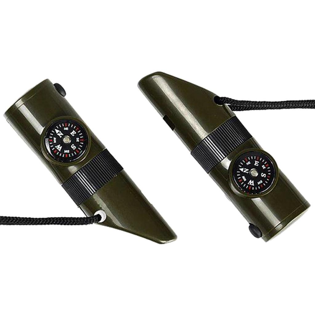 Survival Whistle with Lanyard Outdoor Camping Hiking Sports Tools