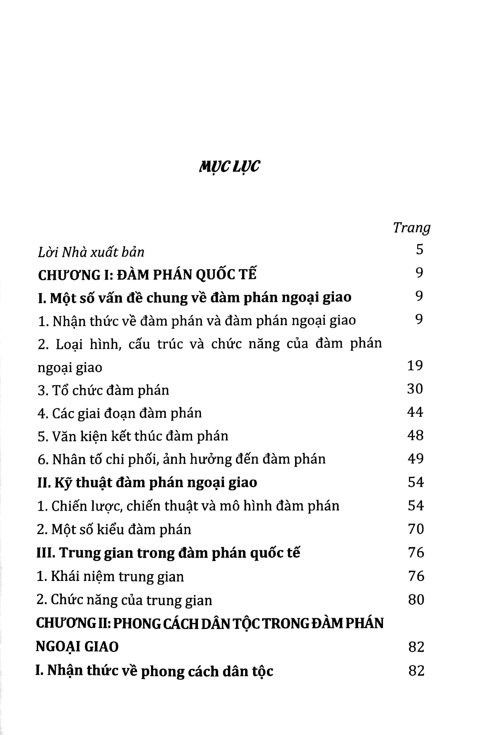 Phong Cách Đàm Phán Ngoại Giao