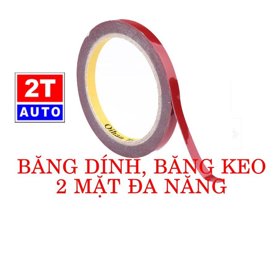 Băng keo băng dính 2 mặt cường lực chịu lực dán đồ chơi xe hơi ô tô- cuộn 3 mét:  SKU:216