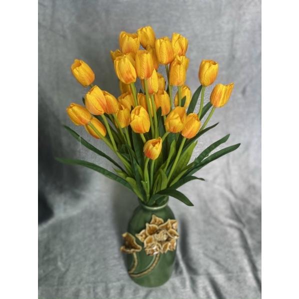 Cành hoa tulip 3 bông đủ màu