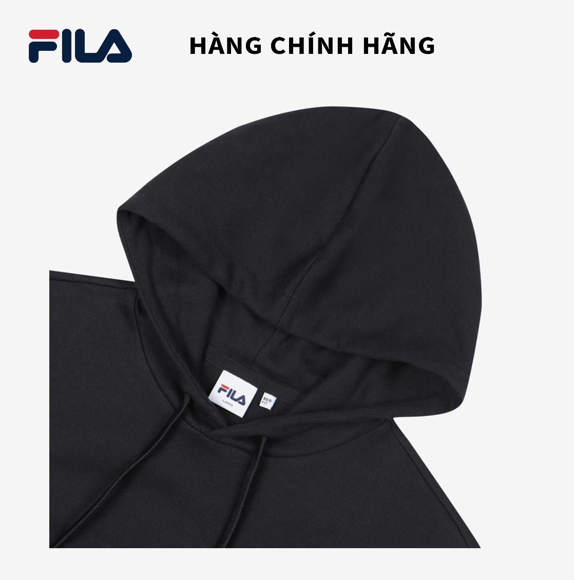 Áo thun hoodie có nón unisex Fila Basic Small Linea - FS2POB3104X