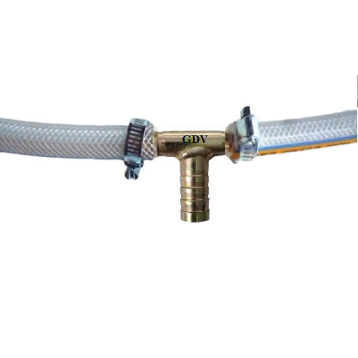 Combo 2 Bếp Gas Khè Công Nghiệp Sơn Tĩnh Điện GDV Kèm Van Dây T Chia Dùng Chung 1 Bình Gas - Hàng Chính Hãng