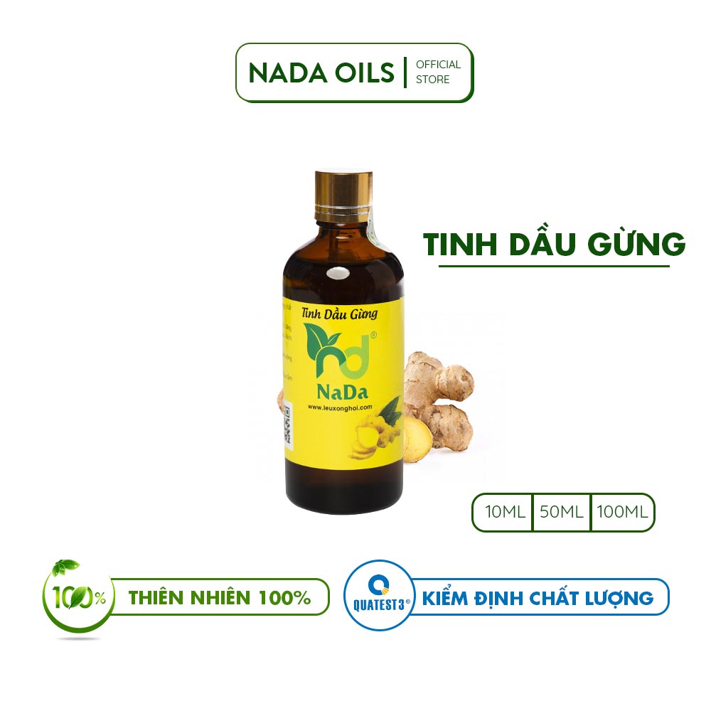 Tinh dầu gừng nguyên chất Nada