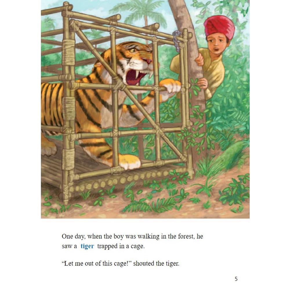 [Compass Reading Level 4-1] The Tiger, the Boy, and the Jackal - Leveled Reader with Downloadable Audio Free - Sách chuẩn nhập khẩu từ NXB Compass