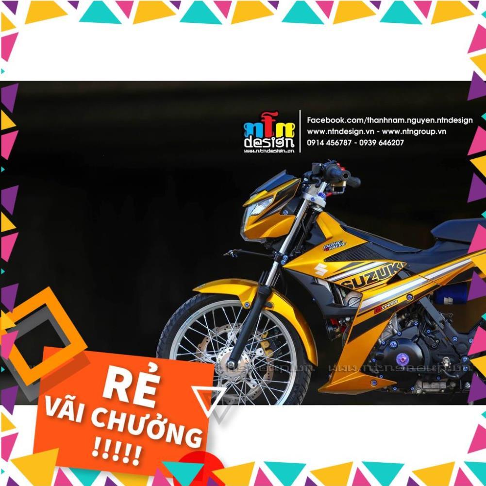 Tem Rời Raider FI Mẫu Vàng Đen