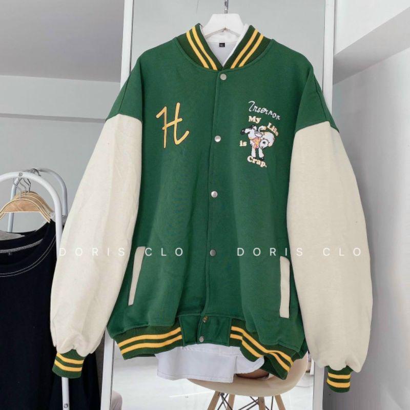Áo Khoác Bomber Nam Nữ - Áo Khoác Nỉ Uniex hoodie phối màu Siêu Hot -( kèm ảnh