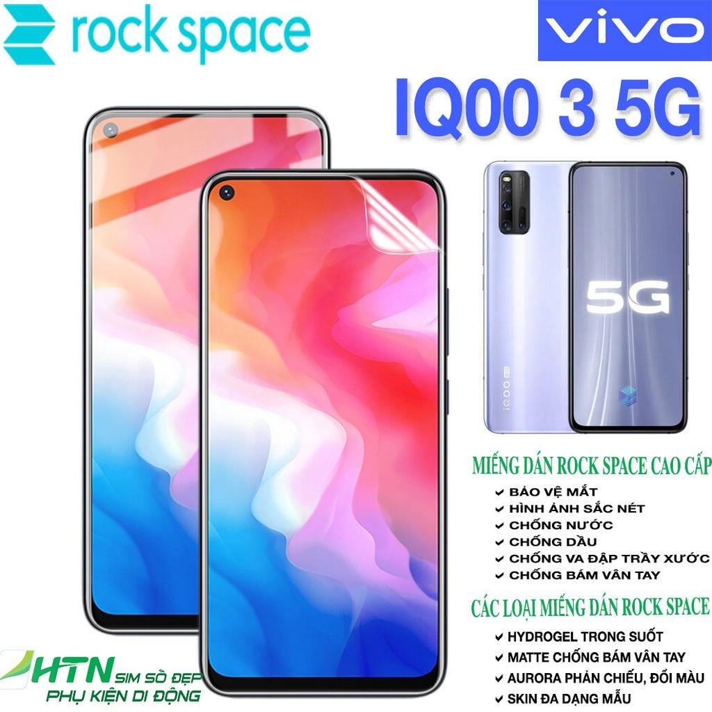 Miếng dán rock space cho Vivo IQOO 3 5G PPF Hydrogel dán màn hình/ mặt sau lưng điện thoại tự phục hồi vết xước nhỏ chống ánh sáng xanh cao cấp - Hàng chính hãng