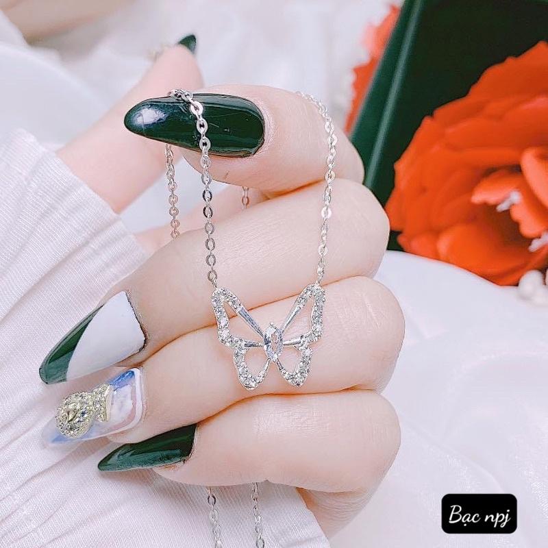 Dây chuyền bạc nữ ️ CAO CẤP ️ Vòng cổ bạc nữ dễ thương, xinh xắn thiết kế tinh tế, sắc nét- Bạc Npj