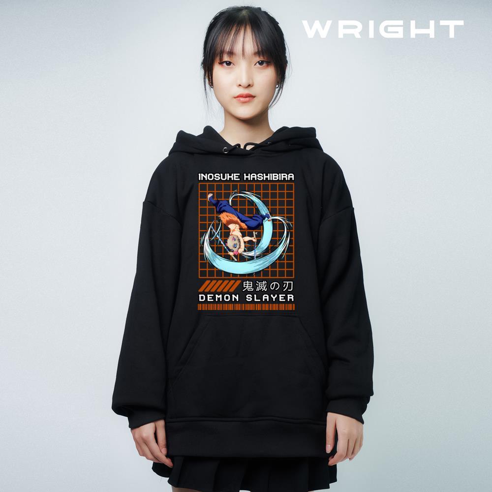 Áo hoodie anime inosuke hashibira thủy kiếm hình in trước ngực oversize unisex