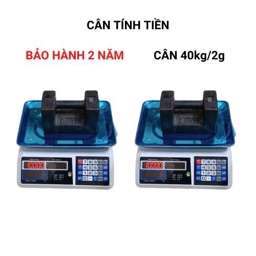 Cân điện tử tính tiền ( 40kg/2g ) dùng cho bán hàng hoa quả, thịt cá Lưu được nhiều mức giá khác nhau