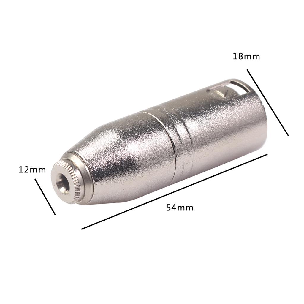 Converter 1 Piece 3.5mm XLR 3 Pin Female XLR Male 3 Pin