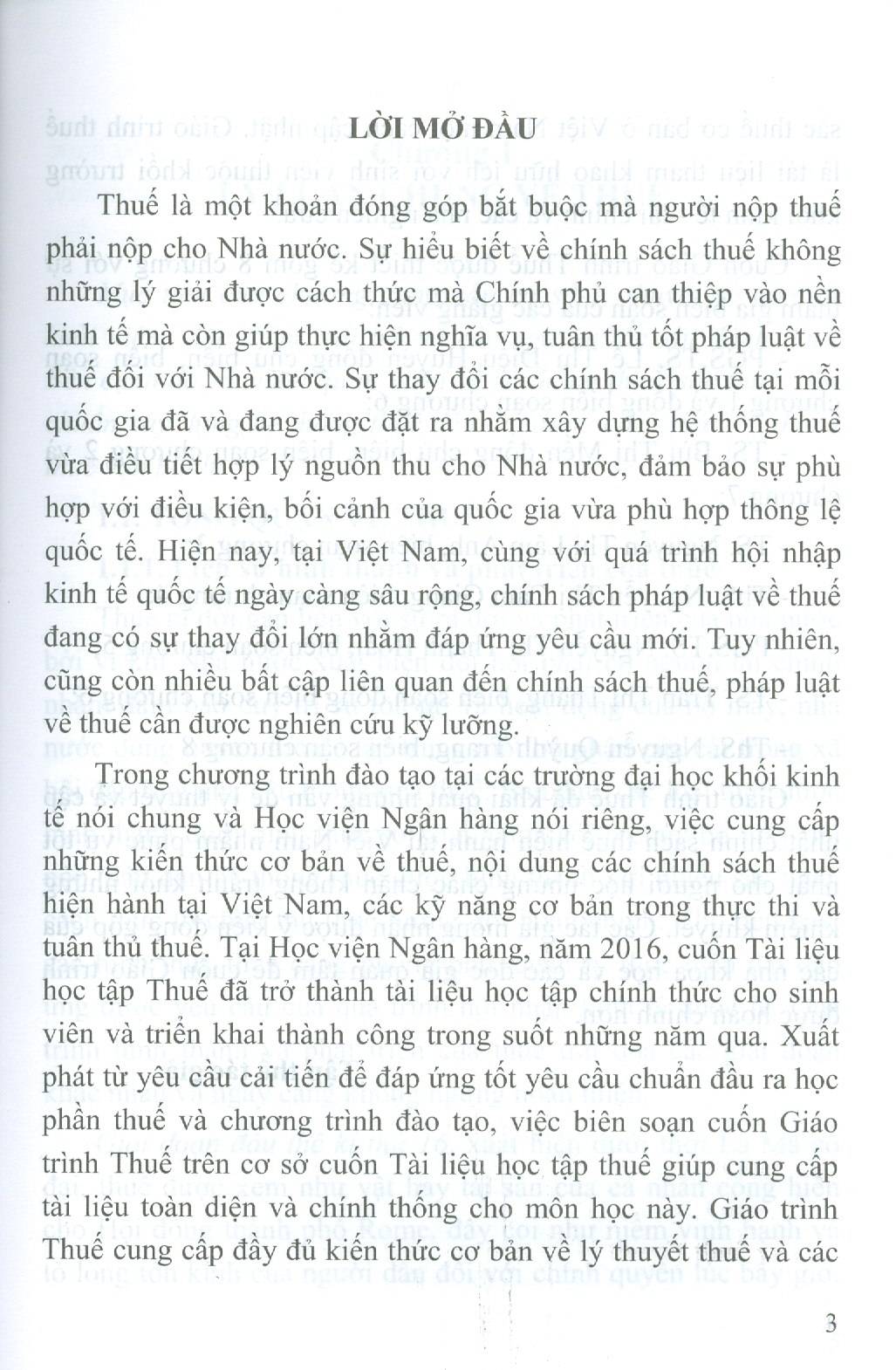 Giáo Trình Thuế (Học viện Ngân Hàng)