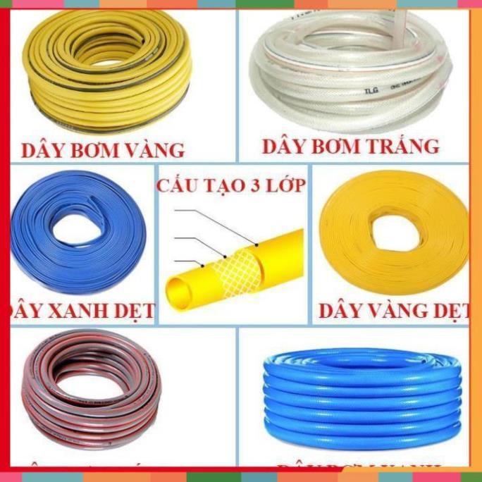 Bộ dây tăng áp 3 lần vòi xịt nước rửa xe, tưới cây loại 15m 206843