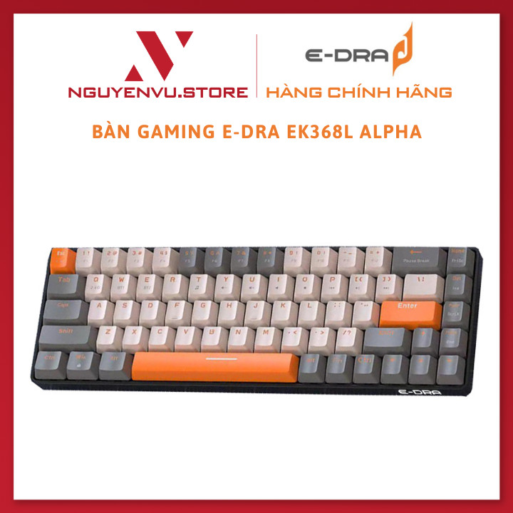 Bàn Phím Cơ E-dra EK368L Beta / E-dra EK368L Alpha - Hàng Chính Hãng