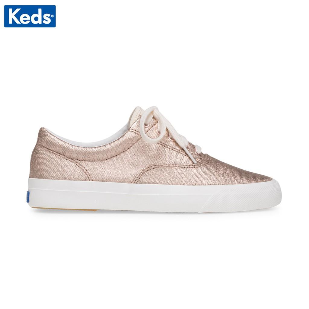 Giày Keds Nữ - Anchor Matte Brushed Canvas Rose Gold - KD059024