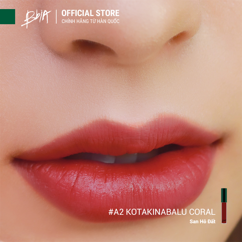 Son kem lì Bbia Last Velvet Lip Tint Asia Edition 5g (5 Màu)