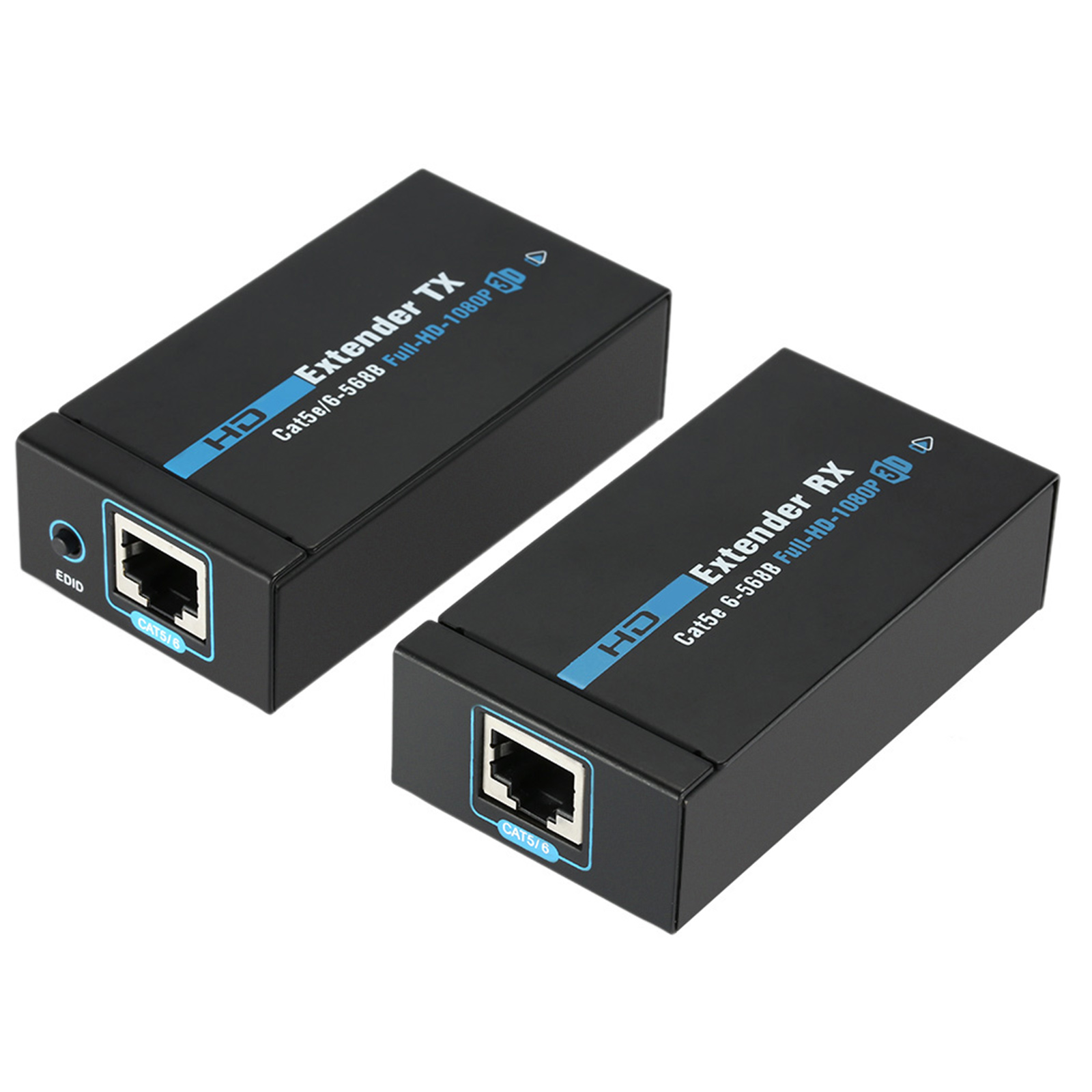 Bộ thu phát ANQ-E60 60M HD Extender 1080p 3D có bộ chuyển đổi Ethernet Cat 5e / 6 RJ45