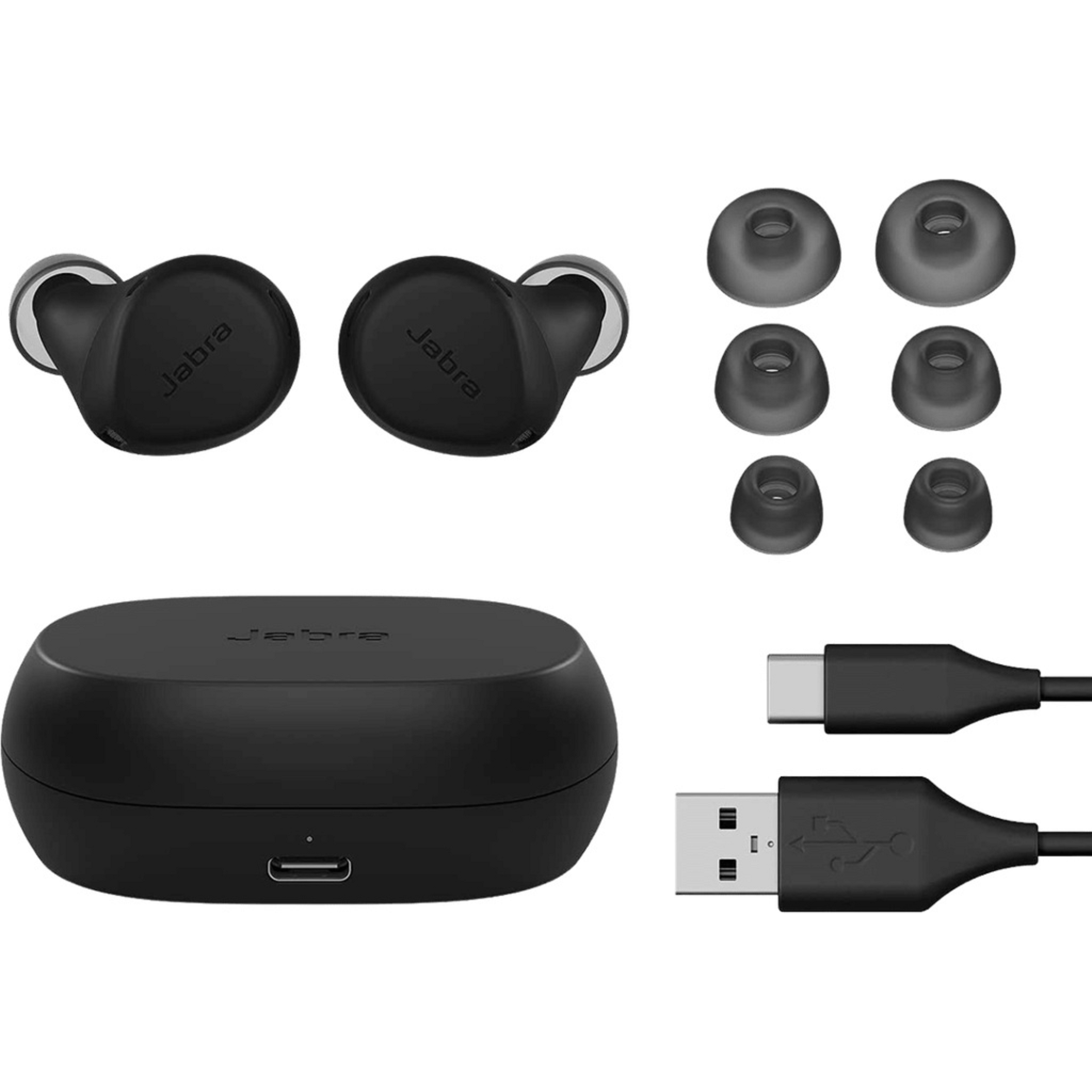 Tai Nghe Bluetooth True Wireless Jabra Elite 7 Active Chống Ồn Anc6 Microimonomode - Black