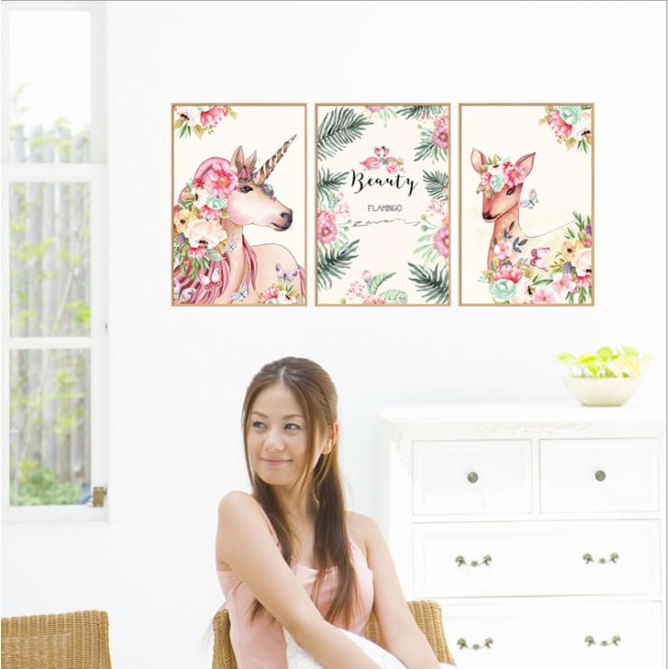 Decal trang trí tường - 3 KHUNG ẢNH BẮC ÂU HIỆN ĐẠI