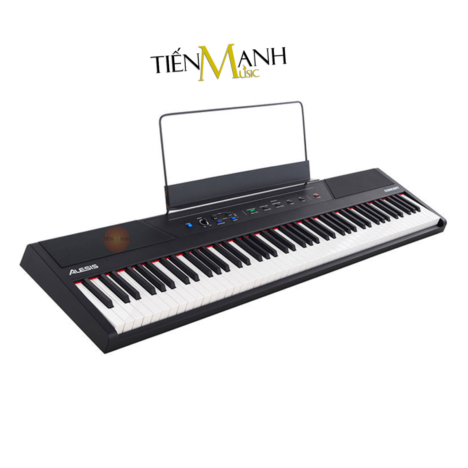 [Chân Đơn] Bộ Đàn Piano Điện Alesis Concert - 88 Phím nặng Cảm ứng lực Có Loa Hàng Chính Hãng USA - Kèm Móng Gẩy DreamMaker