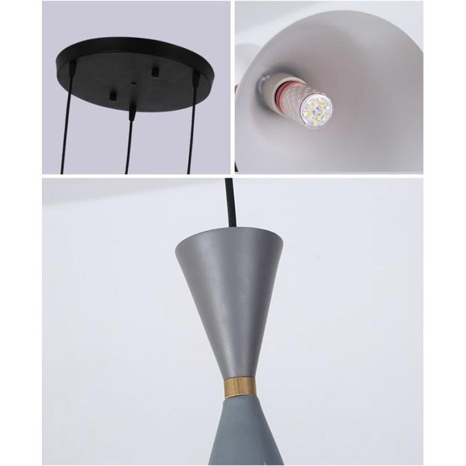 Bộ đèn thả chùm OLASIA tiểu màn thầu phong cách hiện đại, cá tính