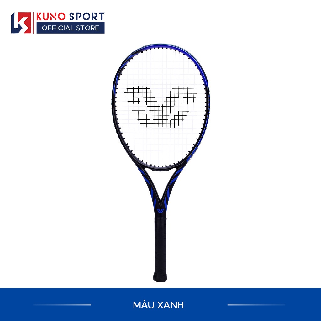 Vợt Tennis CROSSWAY W202 Sợi Carbon Cao Cấp Tặng Kèm Bộ Đế Và Bóng Tập Luyện