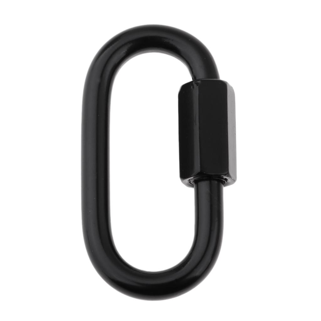 Thép Không Gỉ Liên Kết Nhanh Chuỗi Vít Fastener Móc Khóa Carabiner