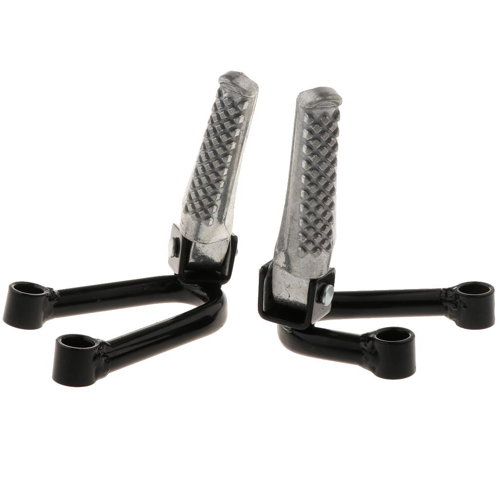 2 Pairs Universal Motorcycle Foot Pegs