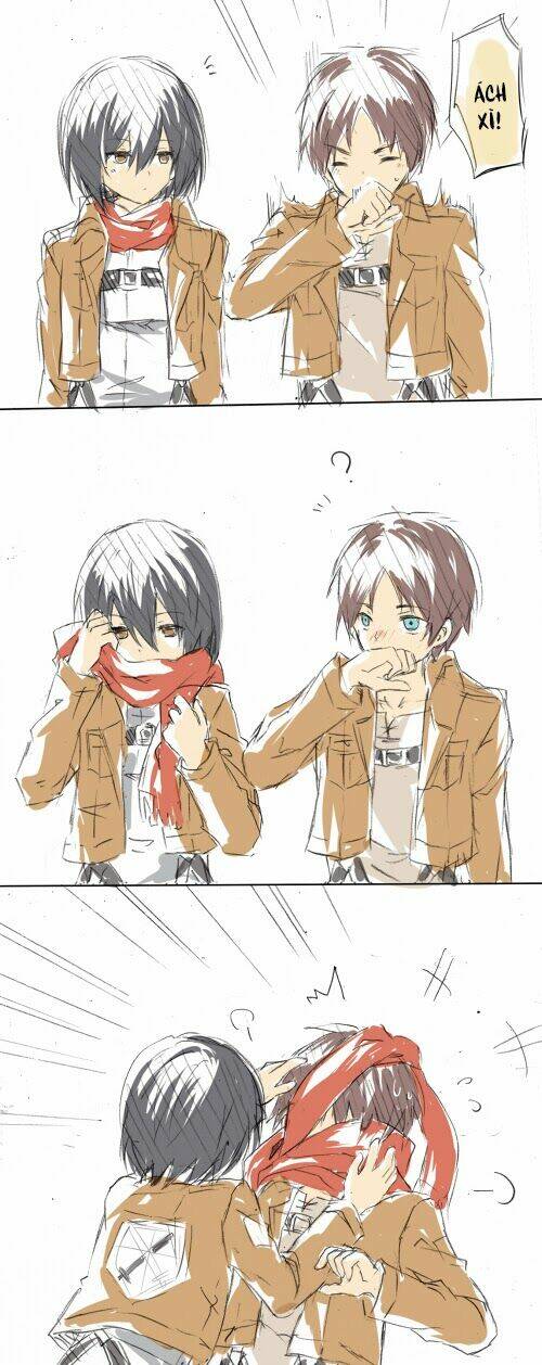 tấn công người khổng lồ - doujinshi eren x mikasa chapter 9 2