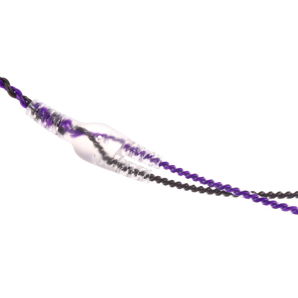 3.5mm Audio Cable Repair Braided Update Cord for Shure Earphone Colorful