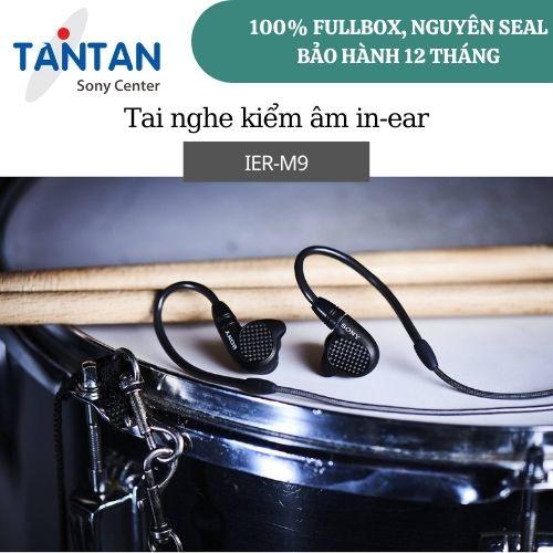 Tai nghe kiểm âm in-ear Sony IER-M9-Loa siêu thanh Tweeter-Bộ màng loa BA mang thiết kế nguyên bản của Sony | Hàng Chính Hãng