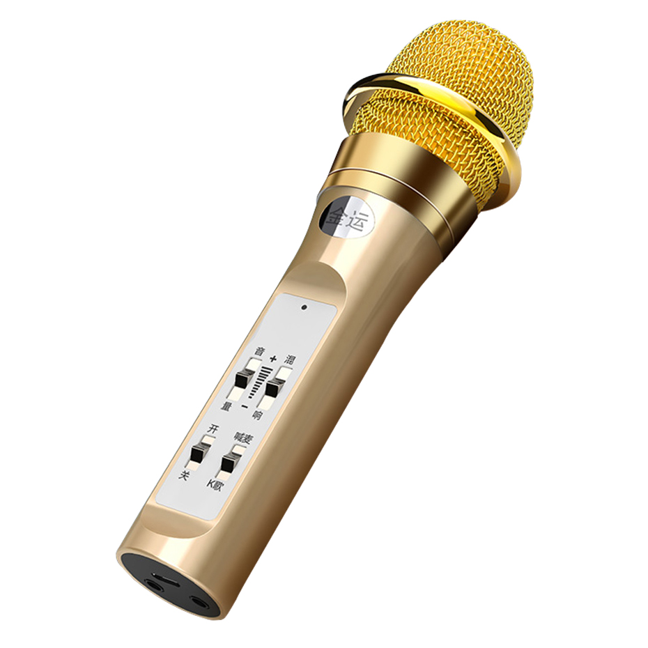 Micro Bluetooth Không Dây KTV Live Stream Cực Hot Hiện Nay PKCB S6 GOLD - Hàng Chính Hãng