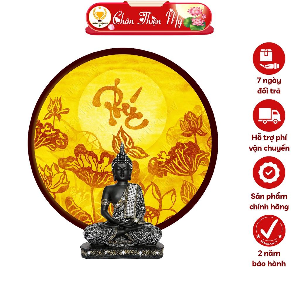 Đèn Thờ Hào Quang Phật Tranh Trúc Chỉ, Trang Trí Bàn Thờ, Hào Quang Trúc Chỉ Hoa Sen Phúc Việt TC-HQ-72