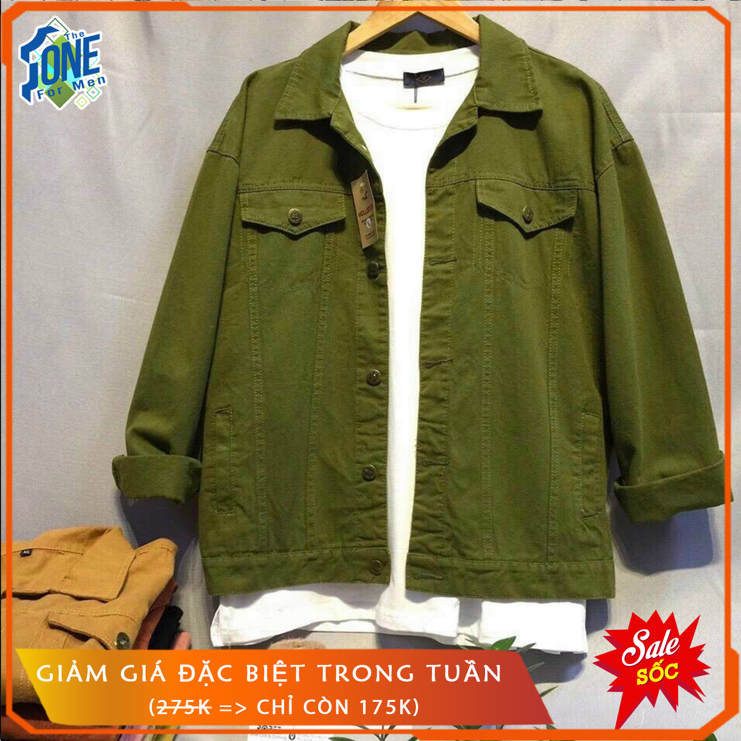 Áo Khoác Kaki Nam Nữ Hàn Quốc Form Rộng Vải Jean Kaki, Chống Năng, Chống Nhăn, Dễ Giặt Sạch, Nhanh Khô, Dành Cho Bạn Trẻ Năng Động, Nhiều Màu Phù Hợp Với Môi Trường Công Sở, Đi Chơi, Cafe Hoặc Đi Dạo