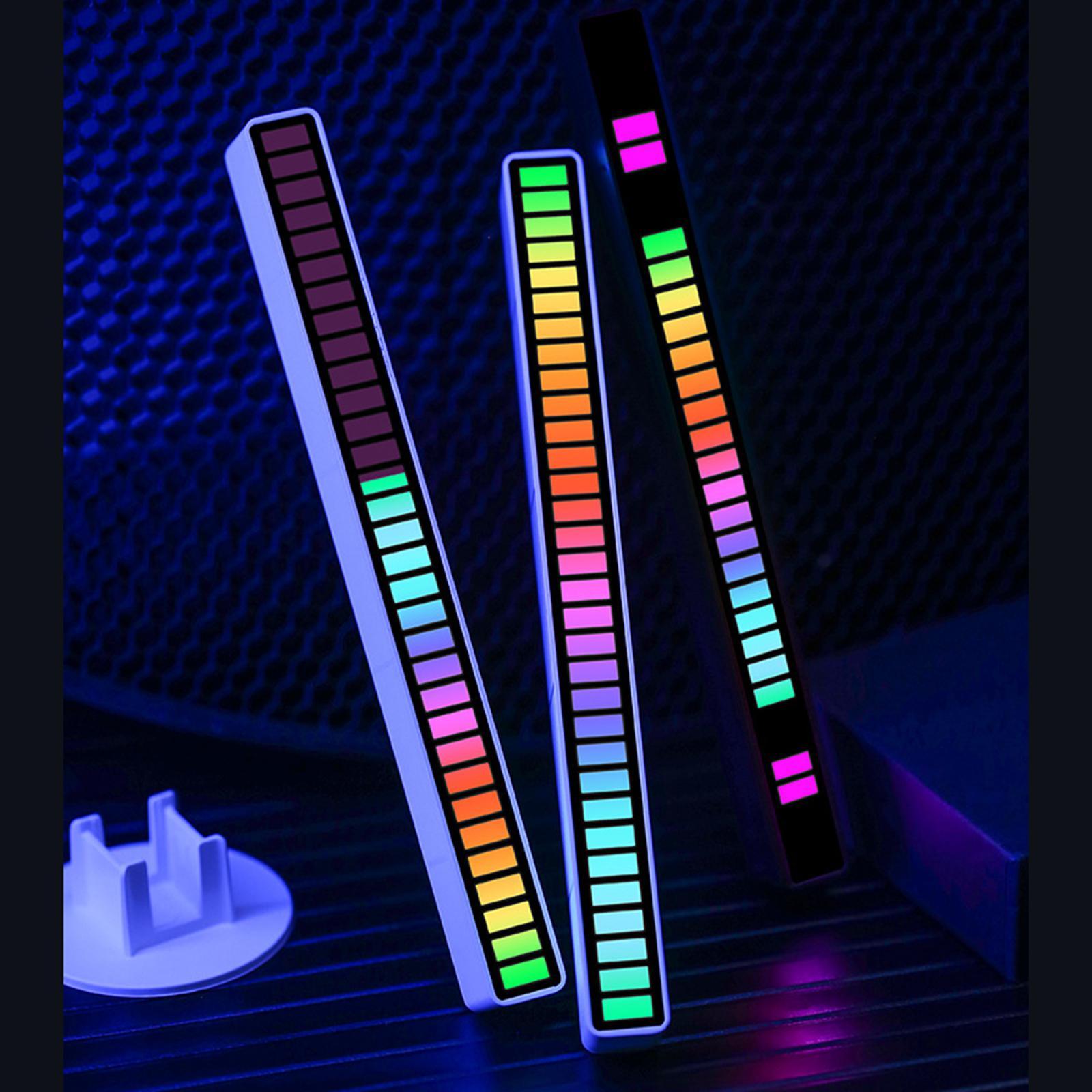 Voice Control RGB Light Color Change for  Car Gaming DJ