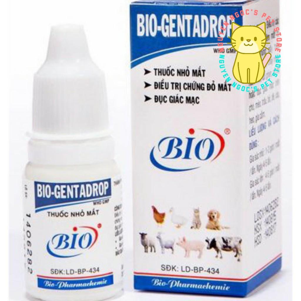 Thuốc nhỏ mắt Bio Gentadrop - Dùng cho CHÓ MÈO chai 10ml