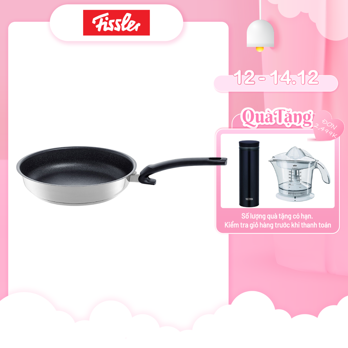 Chảo Fissler Adamant Premium 28cm Hàng chính hãng