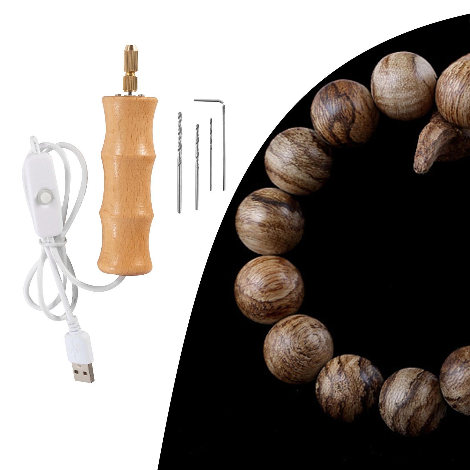 Electric Hand Drill Set Tool Wrench for Keychain Craft Polymer Clay