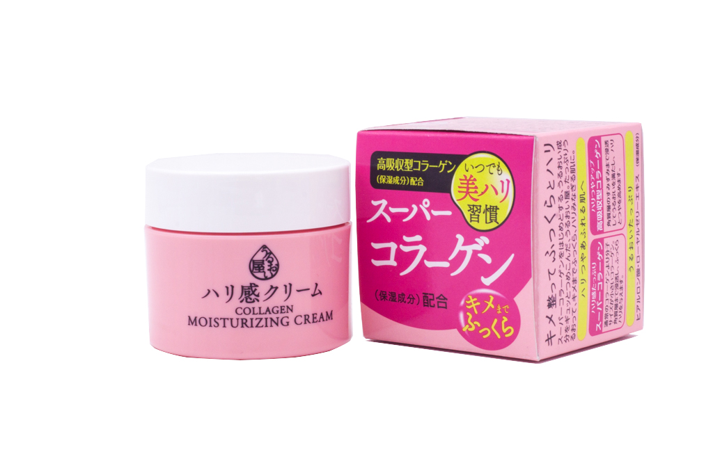 Kem dưỡng da Nhật Bản cao cấp Collagen ngăn ngừa lão hóa Naris Cosmetic Uruoi-Ya Collagen Moisturizing Cream 48g – Hàn Chính Hãng