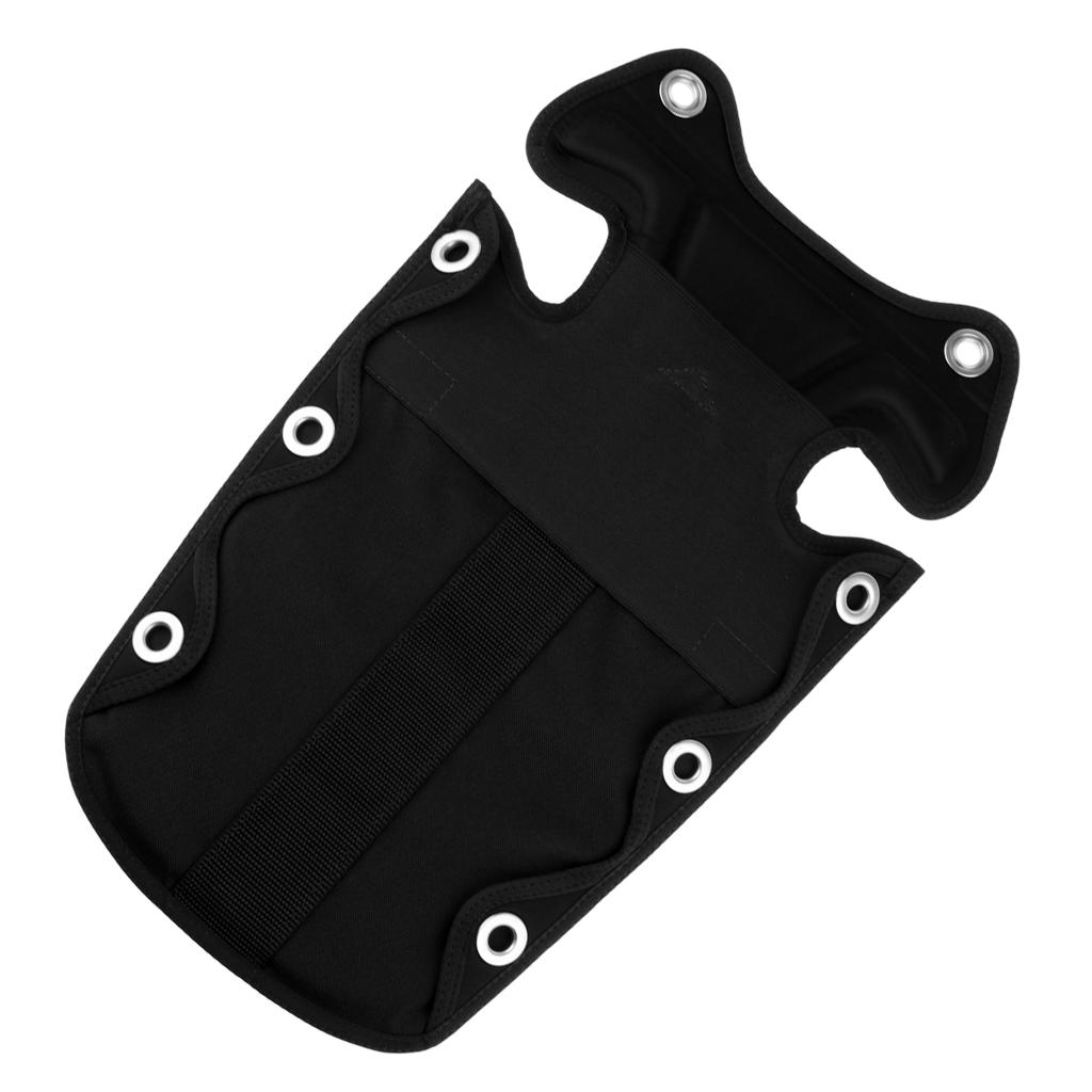 Universal Scuba Diving Back Plate Backplate Storage Pocket for Dive Harness