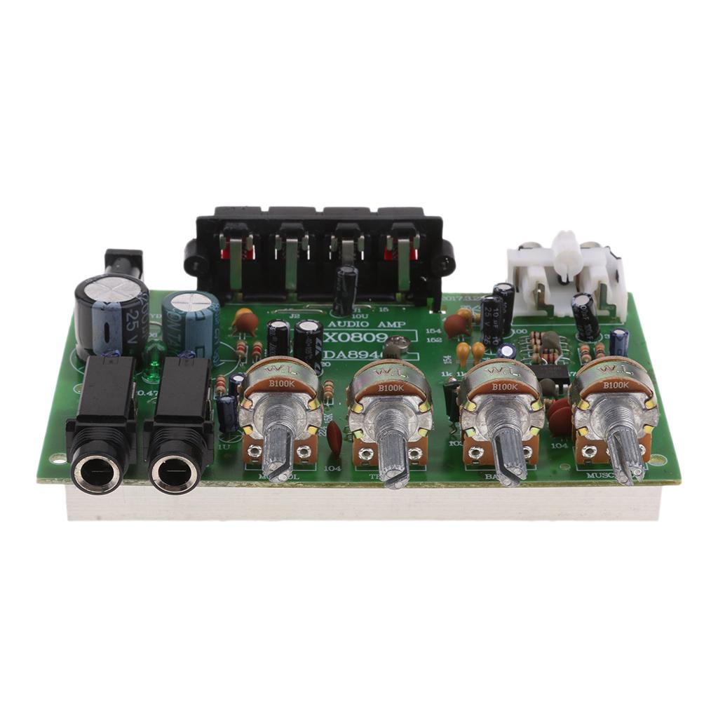Bảng điều Khiển Khuếch đại âm Thanh Stereo RV 12V Digital Bảng Bảo Vệ AMP AUX Module