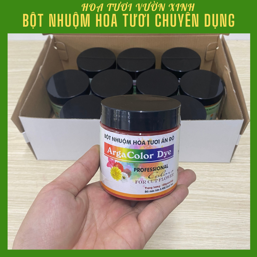 Bột Màu Nhuộm Hoa Chuyên Dụng cho Hoa Tươi Nhập Khẩu Ấn Độ tiện vận chuyển xa